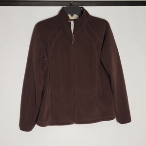 SJB Active Chocolate Fleece Zip-Up Jacket